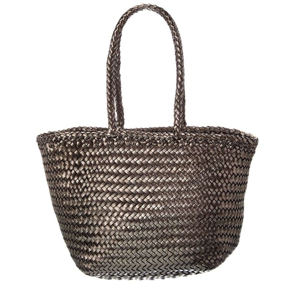 Dragon Diffusion Grace Small Leather Shoulder Bag, Silver